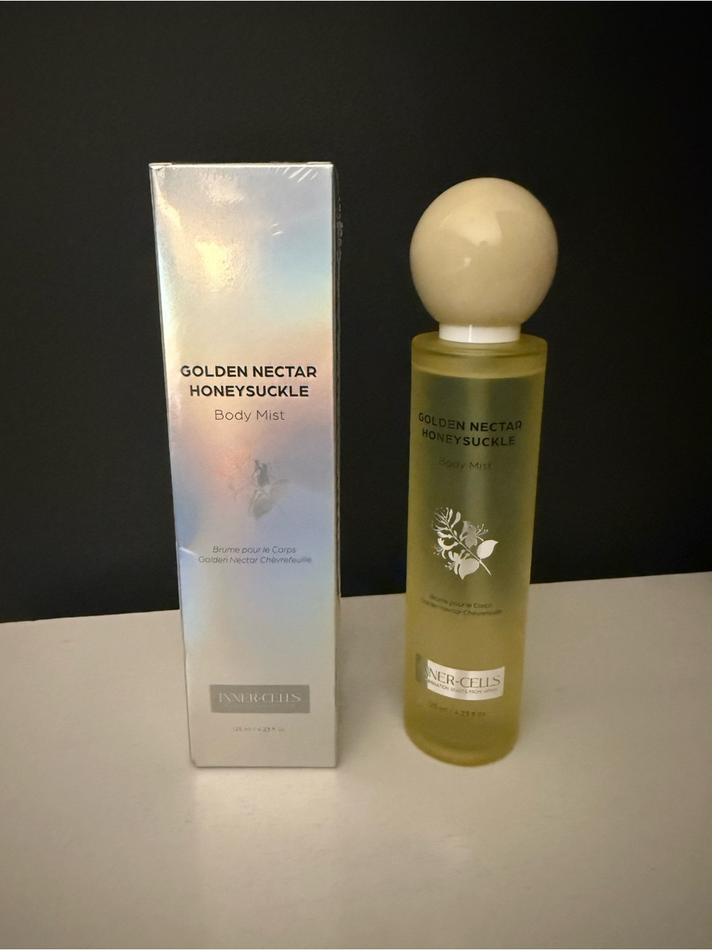Golden Nectar Honeysuckle Body Mist - Cream/Gold (2) 1 unopened, 1 sprayed once